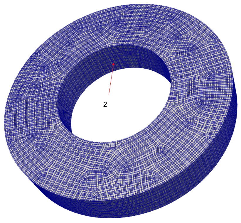 Example NekRS mesh; mesh lines are shown connecting [!ac](GLL) points