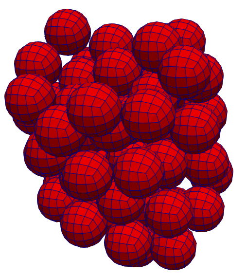 Mesh for the solid heat conduction model