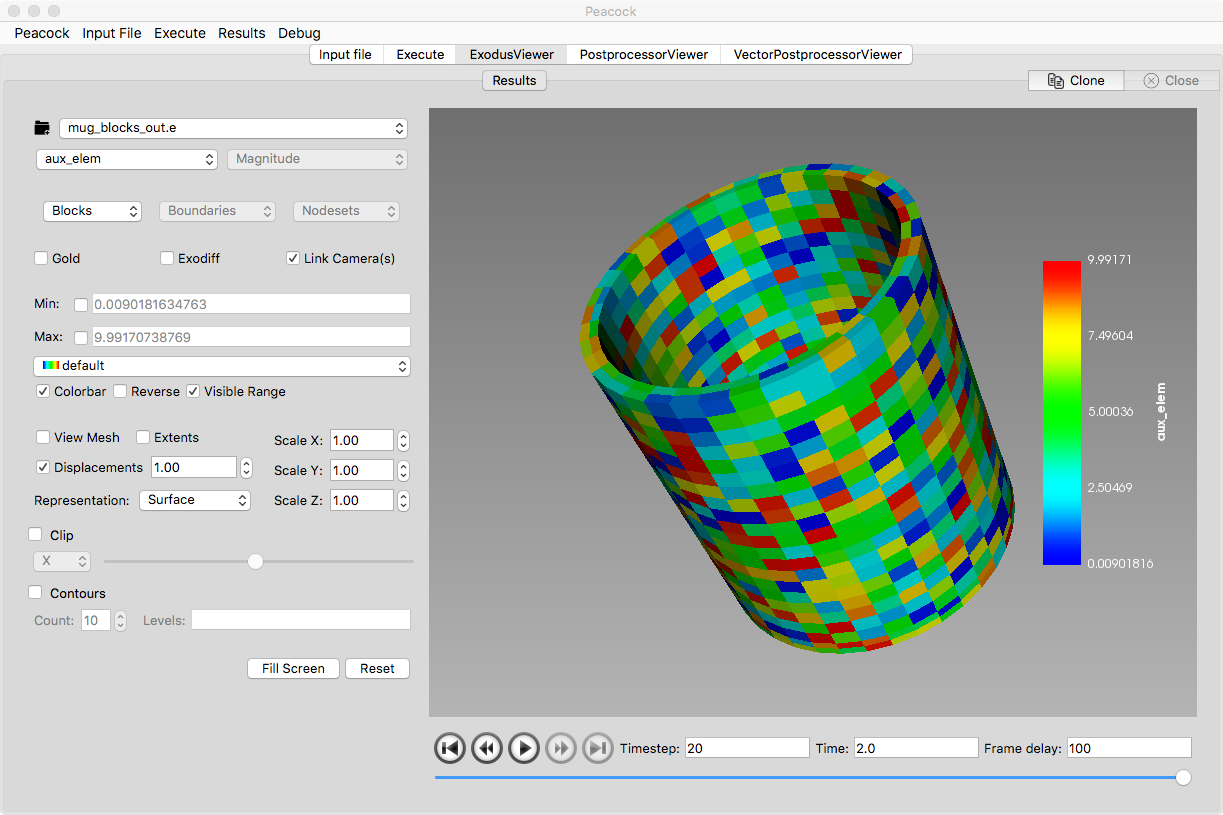 Re-designed Exodus viewer tab.