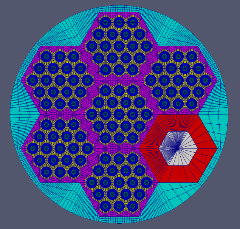 The peripheral block (in teal) created by this mesh generator using the input shown in Example Syntax section.