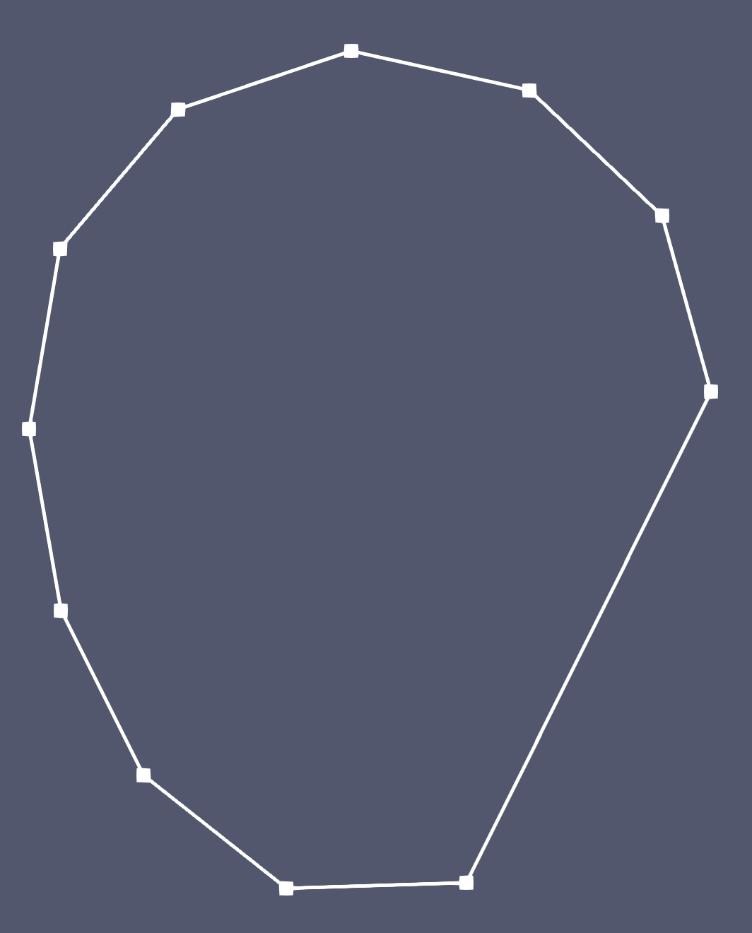 a fraction of the curve shown in [closed_curve] forced to be closed.