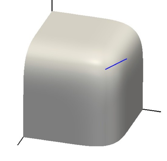 A smoothed version of the yield surface.