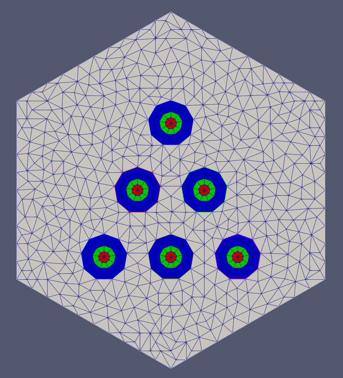 Output example of custom patterning.