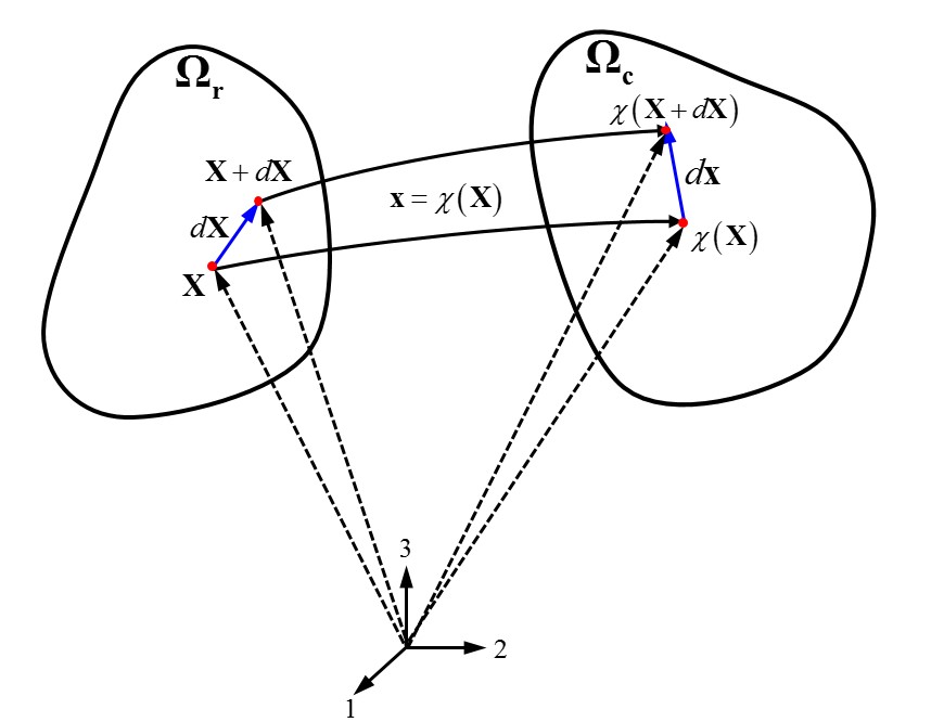 Line segment mapping under deformation