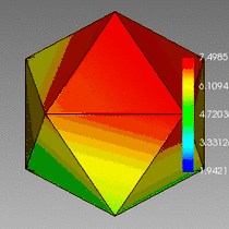 Targeted mesh refinement prior to nucleus insertion.