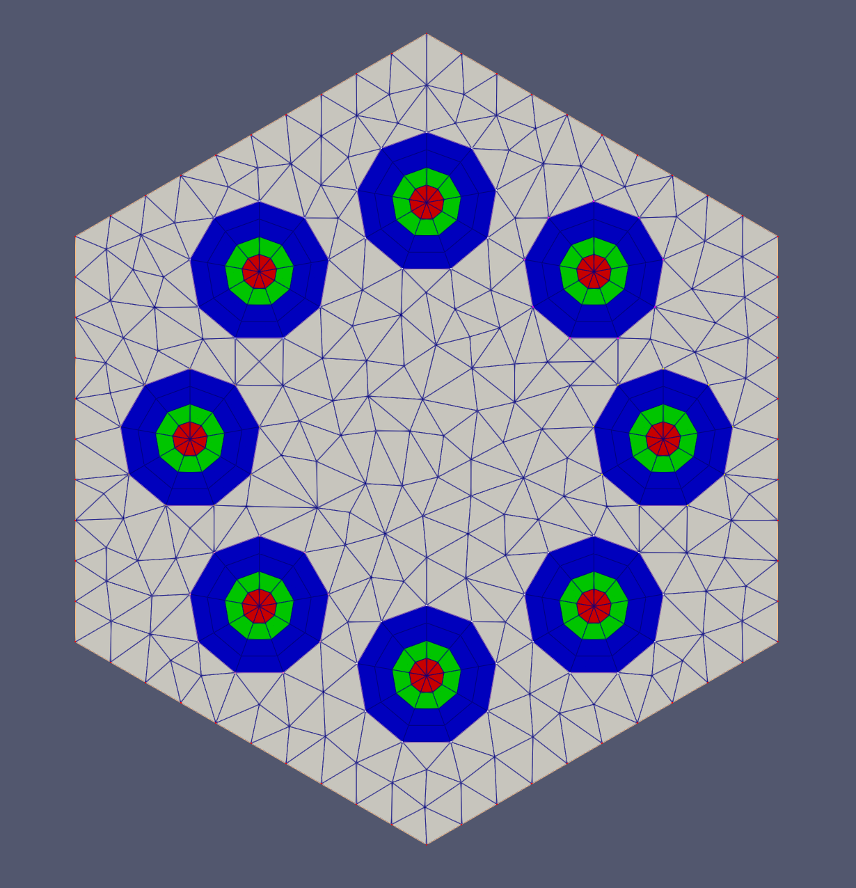Output example of circular patterning.