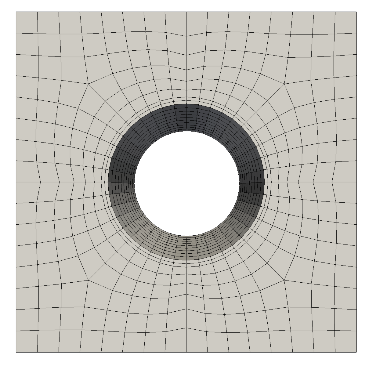Initial mesh